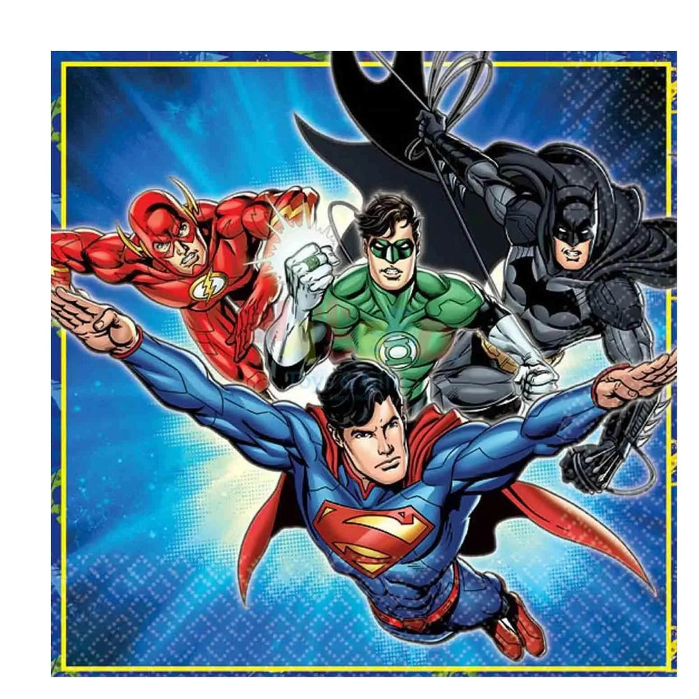 JUSTICE LEAGUE LUNCH TISSUES-16PCS