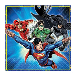 JUSTICE LEAGUE LUNCH TISSUES-16PCS