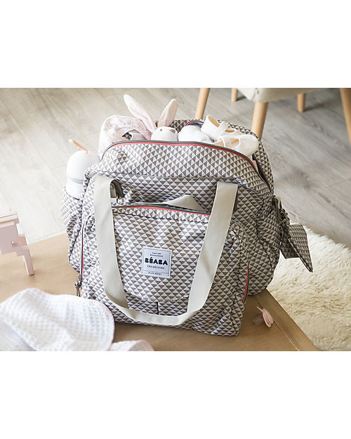 Beaba GenevaII Changing Bag  Play Print Grey-Coral