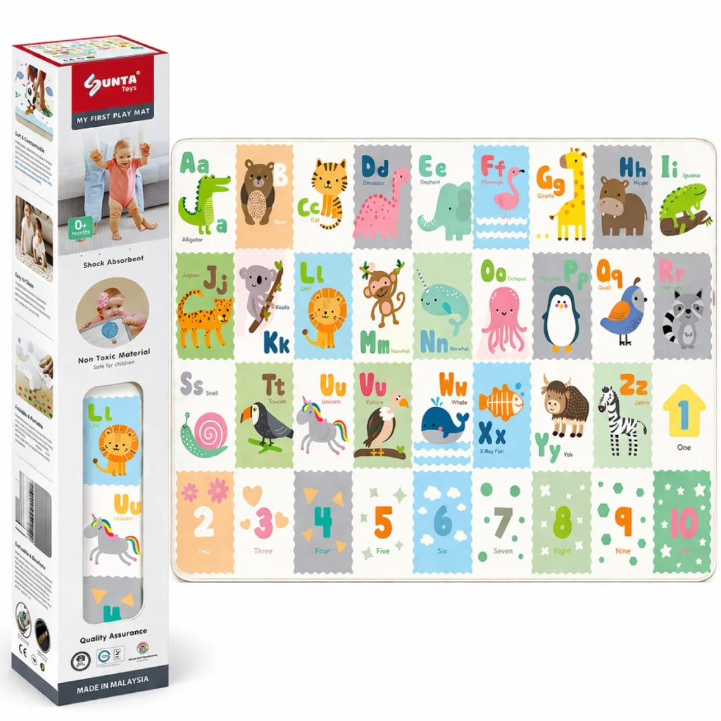 Kids Alphabet Number Baby Play Mat EVA Waterproof Anti-Slip Learning Floor