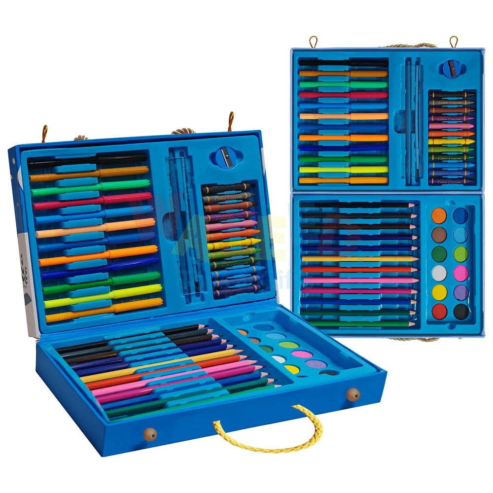 Kids Art & Drawing Set with Carry Case – 58 PCS