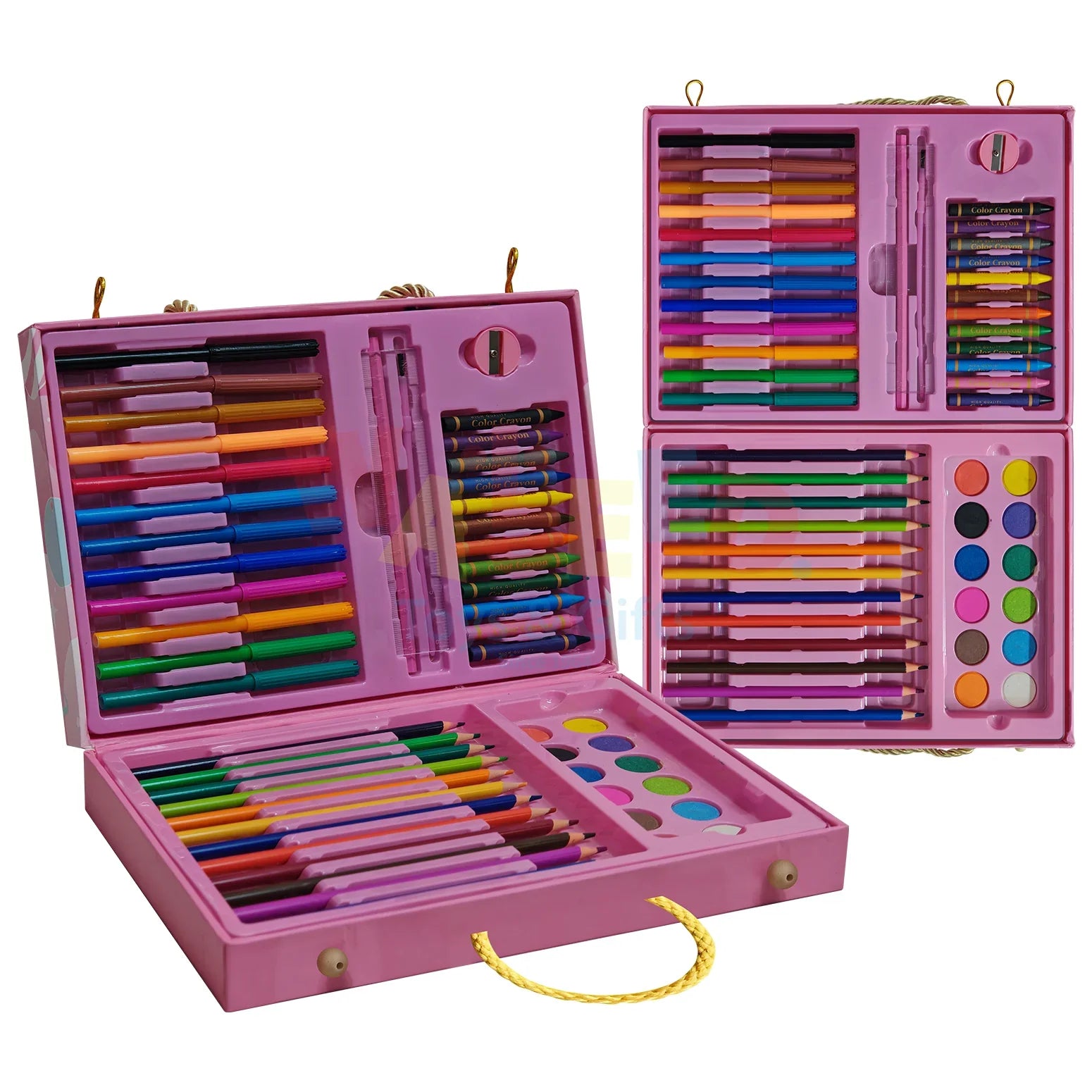 Kids Art & Drawing Set with Carry Case – 58 PCS