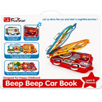 Kids Beep Beep Car Interactive Book 1 Piece Learning Toy
