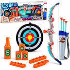 Kids Bow and Arrow Set Light Target Shooting Archery Play Outdoor