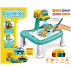 Kids Building Blocks Table Projection 1 Piece Drawing Toy