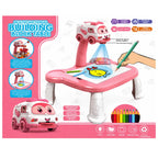 Kids Building Blocks Table Projection Drawing 1 Piece Toy