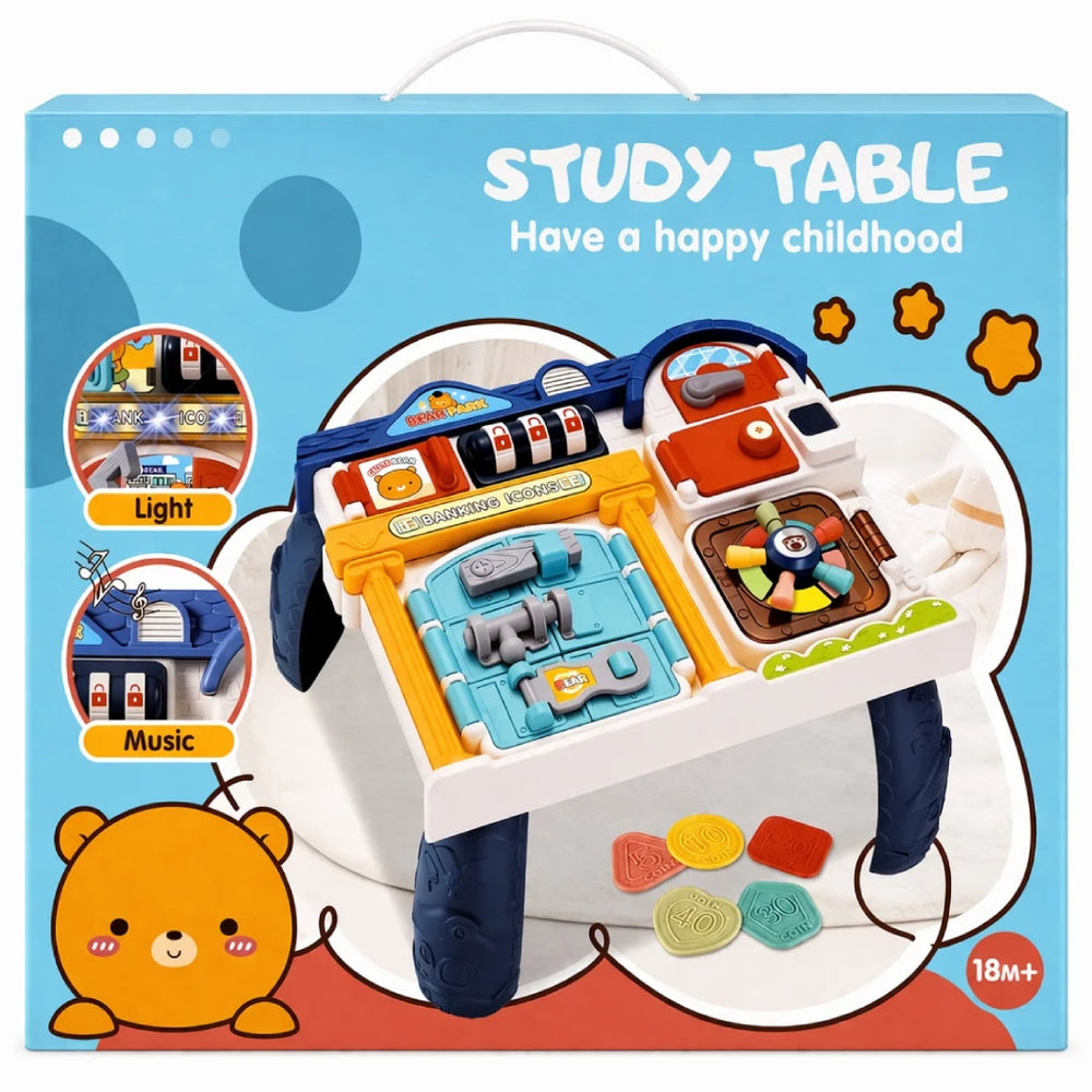 Kids Busy Board Learning Table Locks Activity 1 Piece Toy