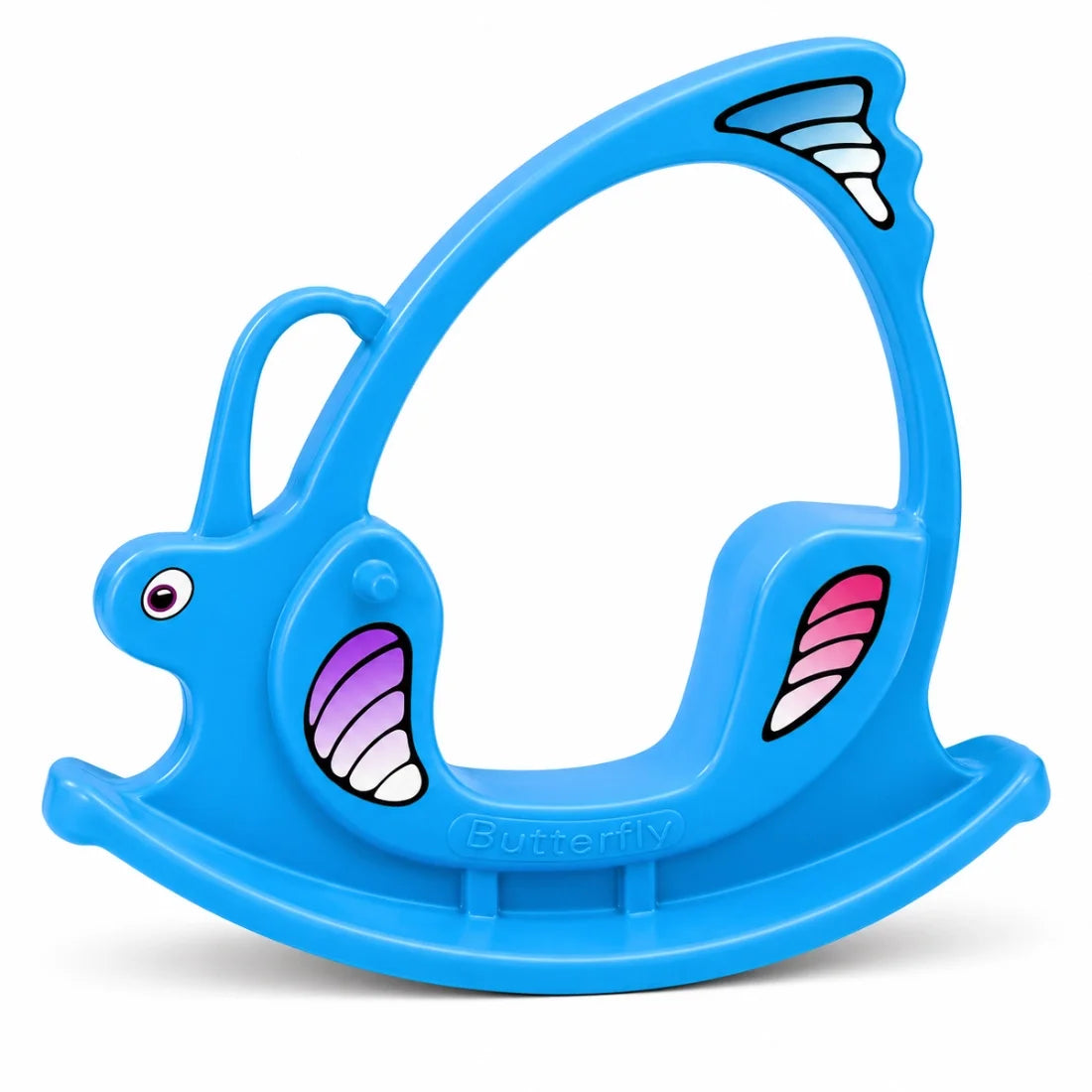 Kids Butterfly Rocking Toy Indoor Outdoor Balance Ride