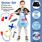Kids Cosplay Nurse Costume Play Set