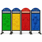 Kids Creative Pin Board Large 3D Activity Wall Playroom Learning