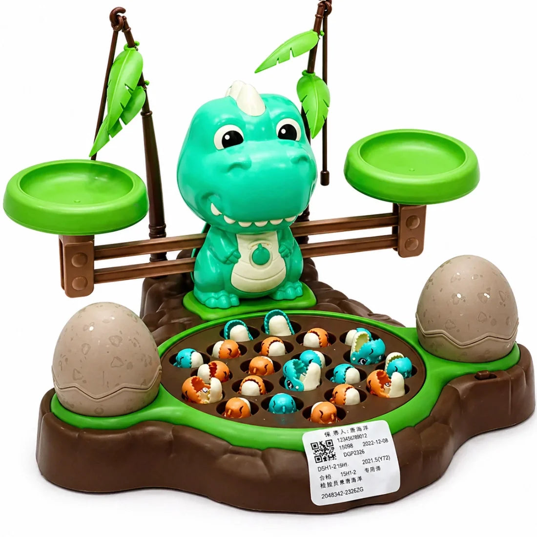 Kids Dinosaur Fishing Game Playset Balance Learning Numbers Activity