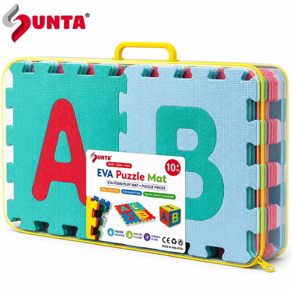 Kids EVA Alphabet Puzzle Mat 26 Pieces, A–Z Foam Floor Learning Play