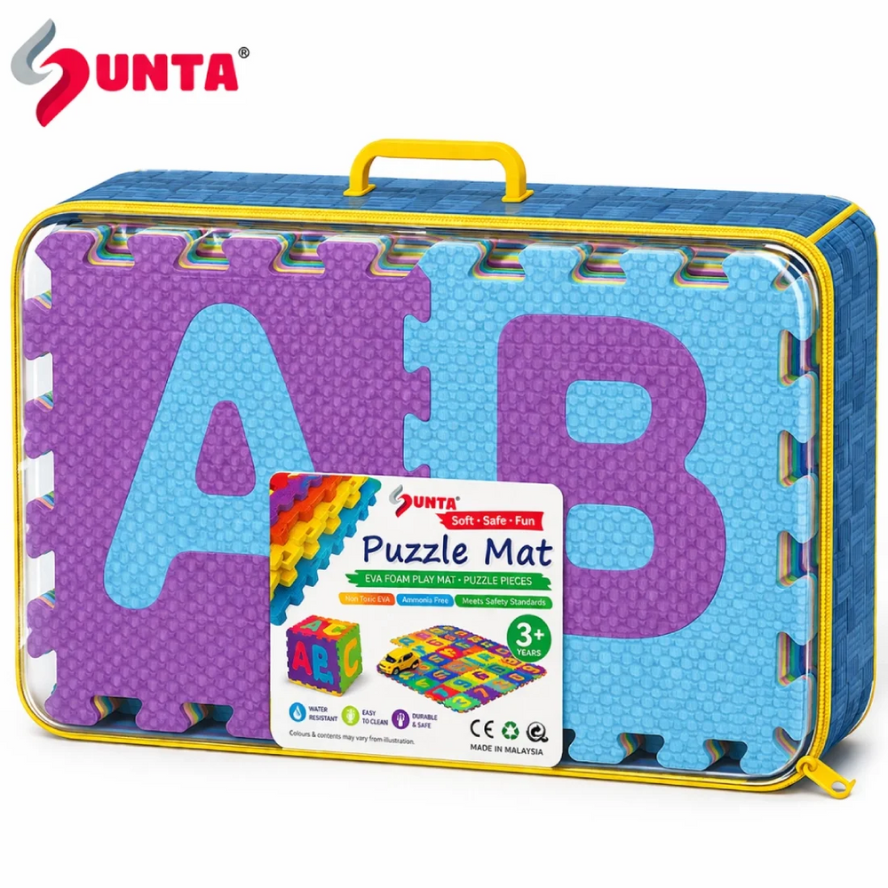 Kids EVA Alphabet Puzzle Mat 26 Pieces, A–Z Foam Floor Learning Play