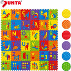 Kids EVA Puzzle Mat 36 Pieces Alphabet Numbers Animal Shapes Floor Play