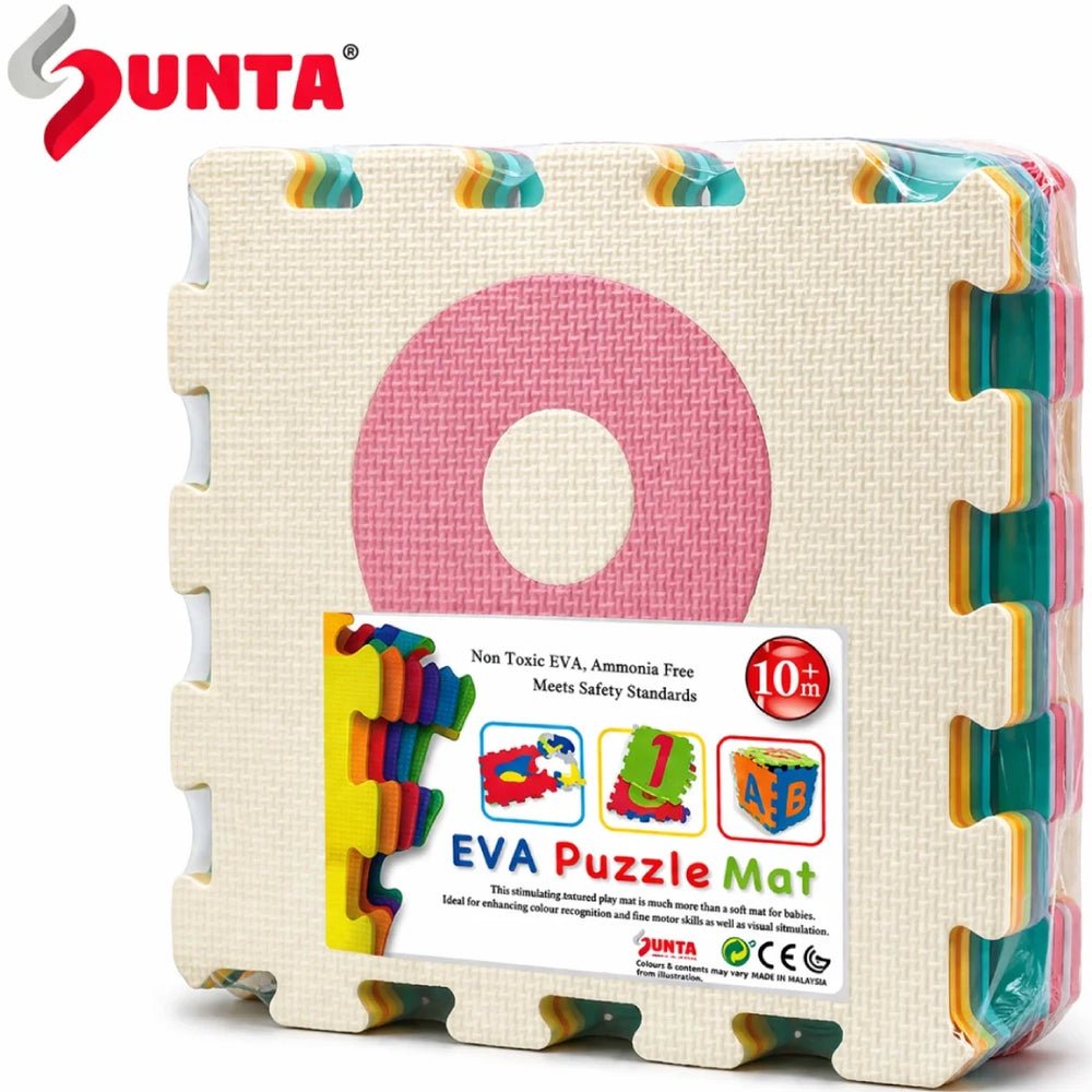 Kids EVA Puzzle Mat Numbers 0–9, 10 Pieces Foam Learning Floor Play