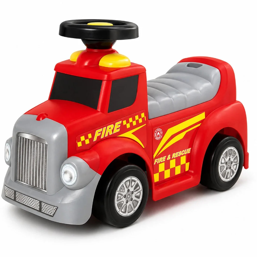 Kids Fire Truck Ride On Car Push Toy
