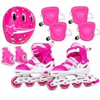 Kids Inline Skates Protective Gear Set
