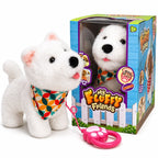 Kids Interactive Plush Dog Toy with Sound Remote Control Fun Play