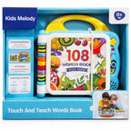 Kids Interactive Sound Learning Book 108 Words Preschool Toy