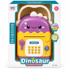 Kids Money Saving Box Fingerprint Light Music Piggy Bank Fun