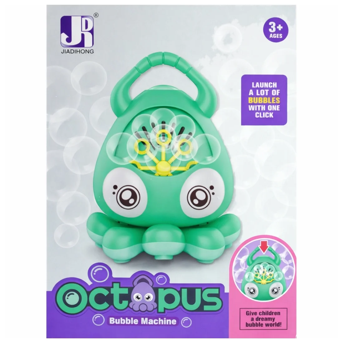 Kids Octopus Bubble Machine Music Toy
