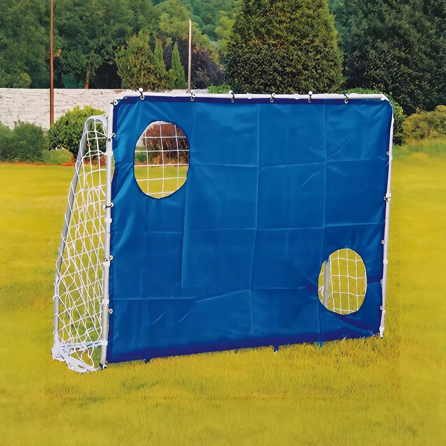 Kids Outdoor Soccer Goal with Target Net – 213 × 150 CM