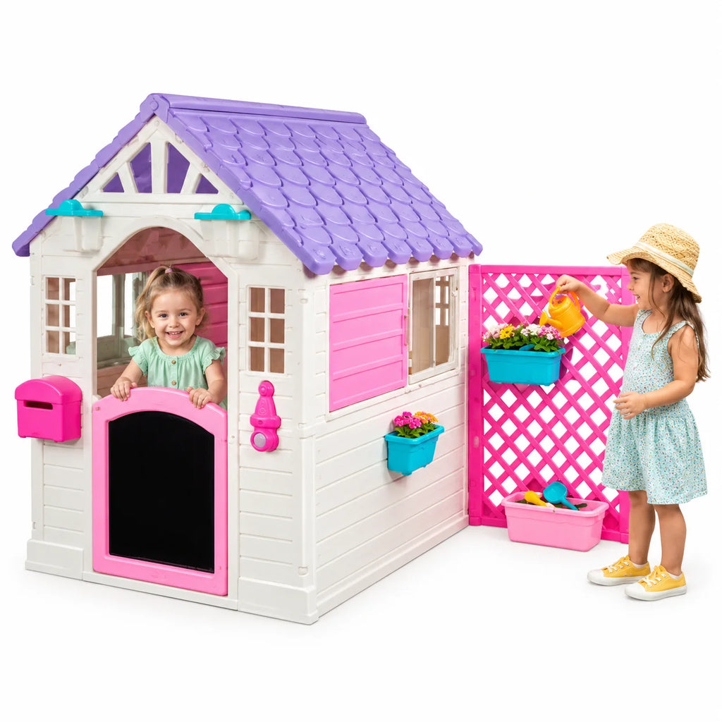 Kids Playhouse with Accessories – Pink & Lilac