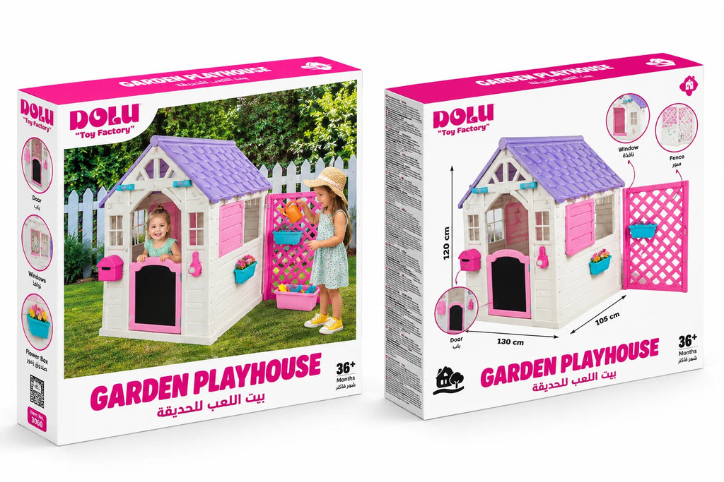 Kids Playhouse with Accessories – Pink & Lilac