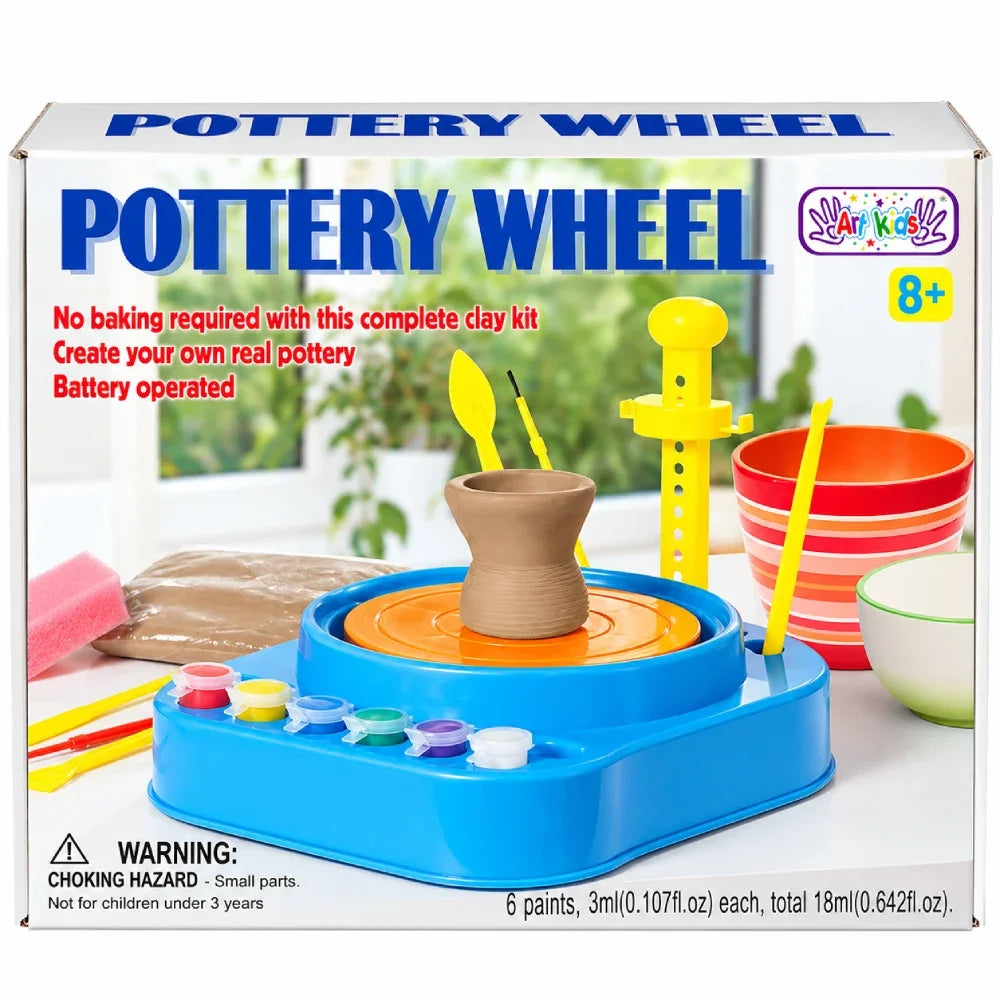 Kids Pottery Wheel Craft Set