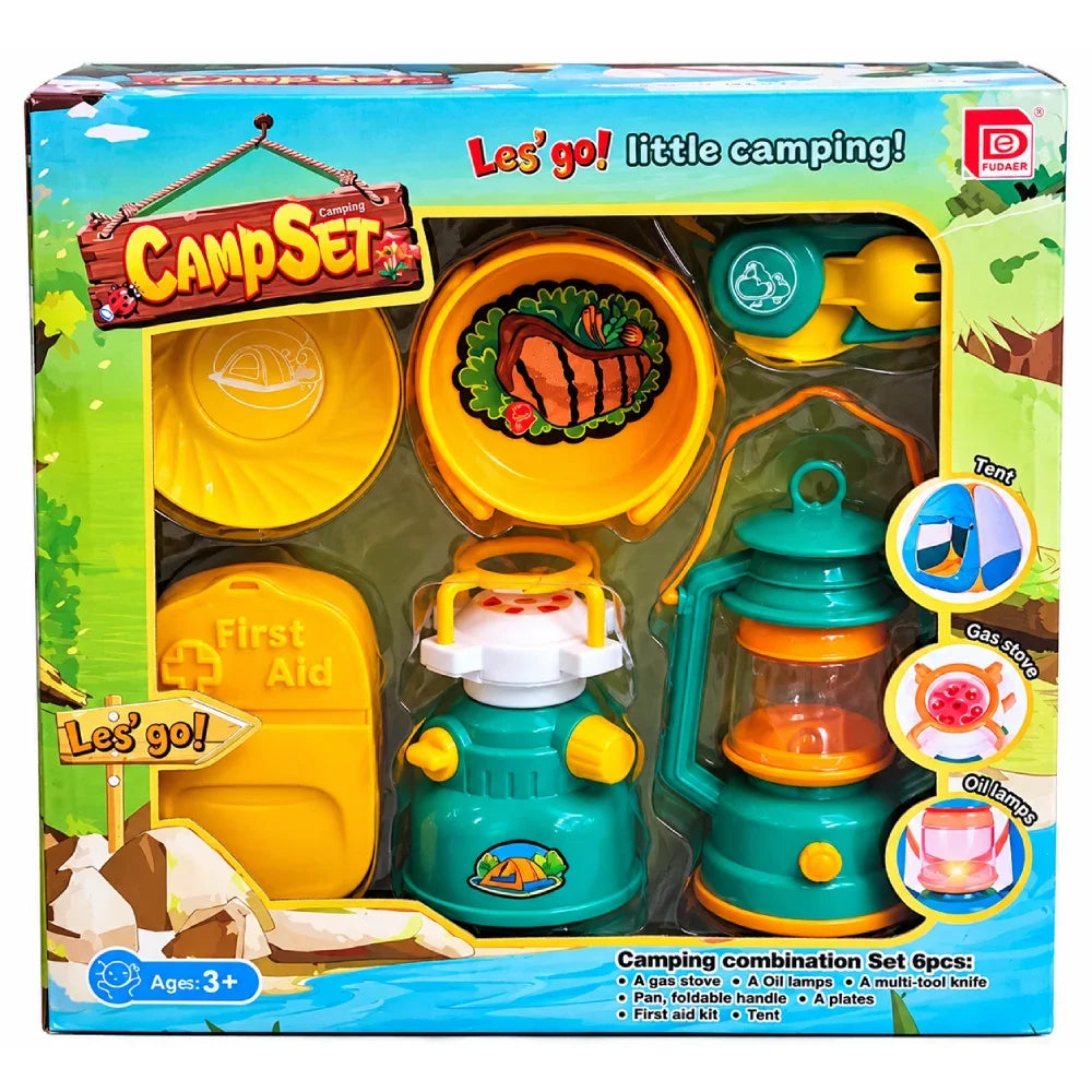 Kids Pretend Camping Play Set