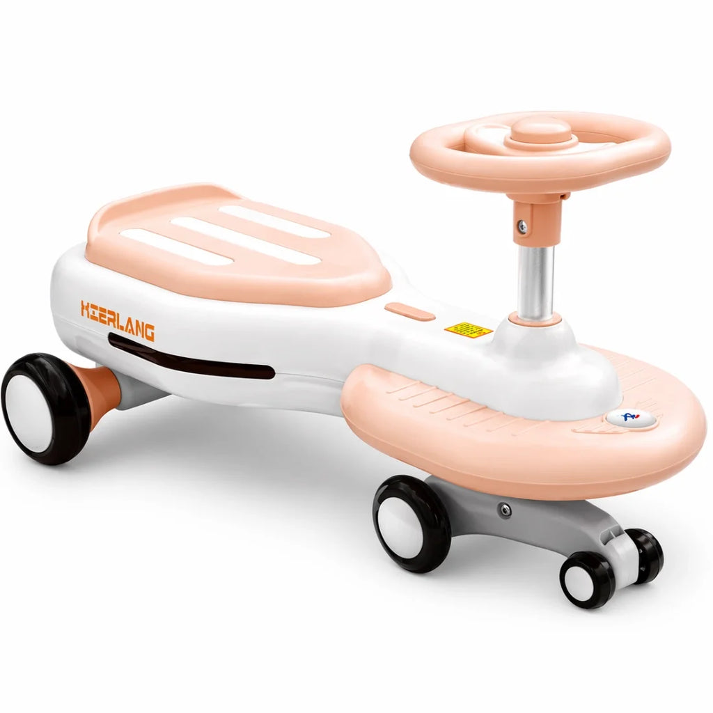 Kids Ride On Twist Car Steering Wheel Wiggle Car Indoor Outdoor