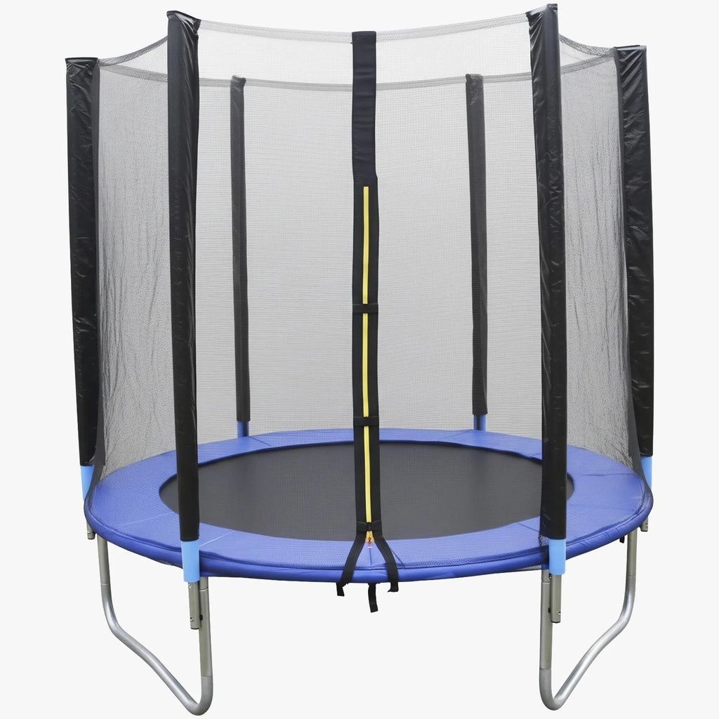 Kids Round Trampoline with Safety Net – 180 cm