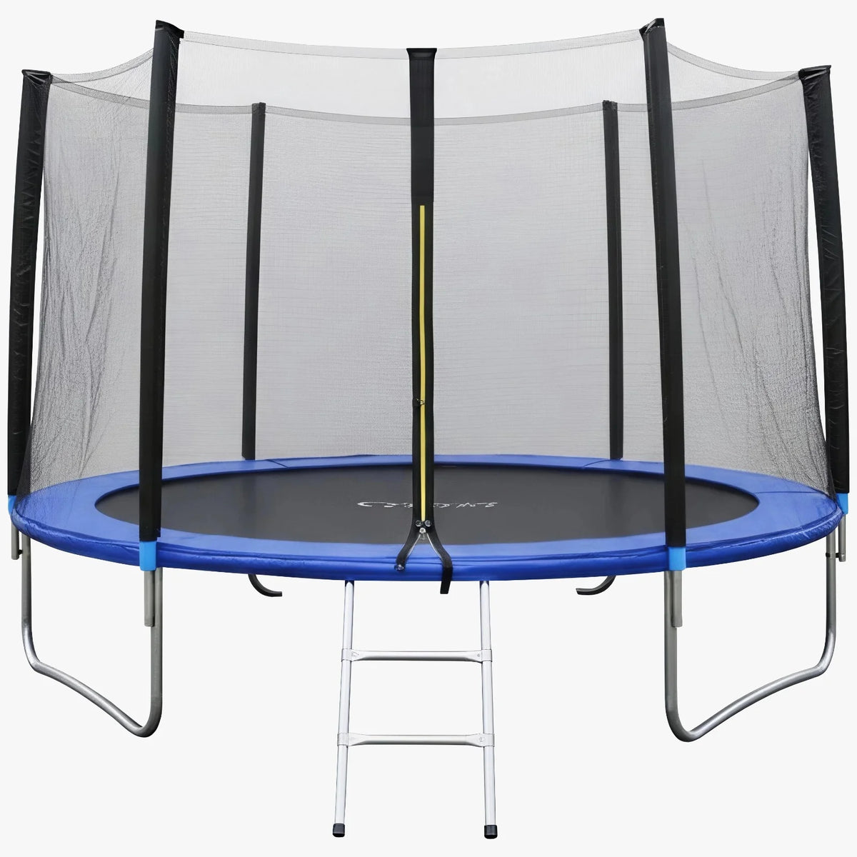 Kids Round Trampoline with Safety Net & Ladder – 240 cm