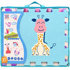 Kids Safari Puzzle Set Learning Numbers Color Play Mat