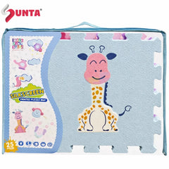 Kids Safari Puzzle Set Learning Numbers Color Play Mat
