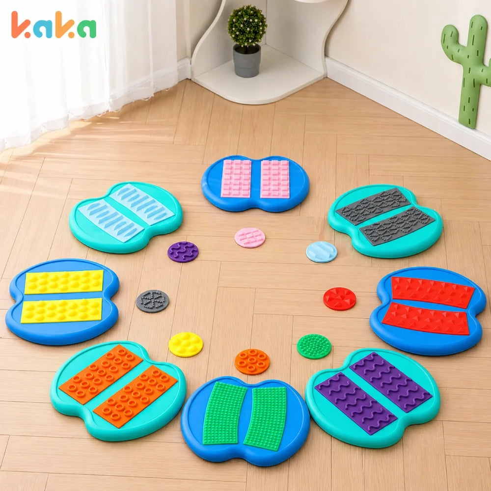 Kids Sensory Balance Steppingstones Set Motor Skills Indoor Play