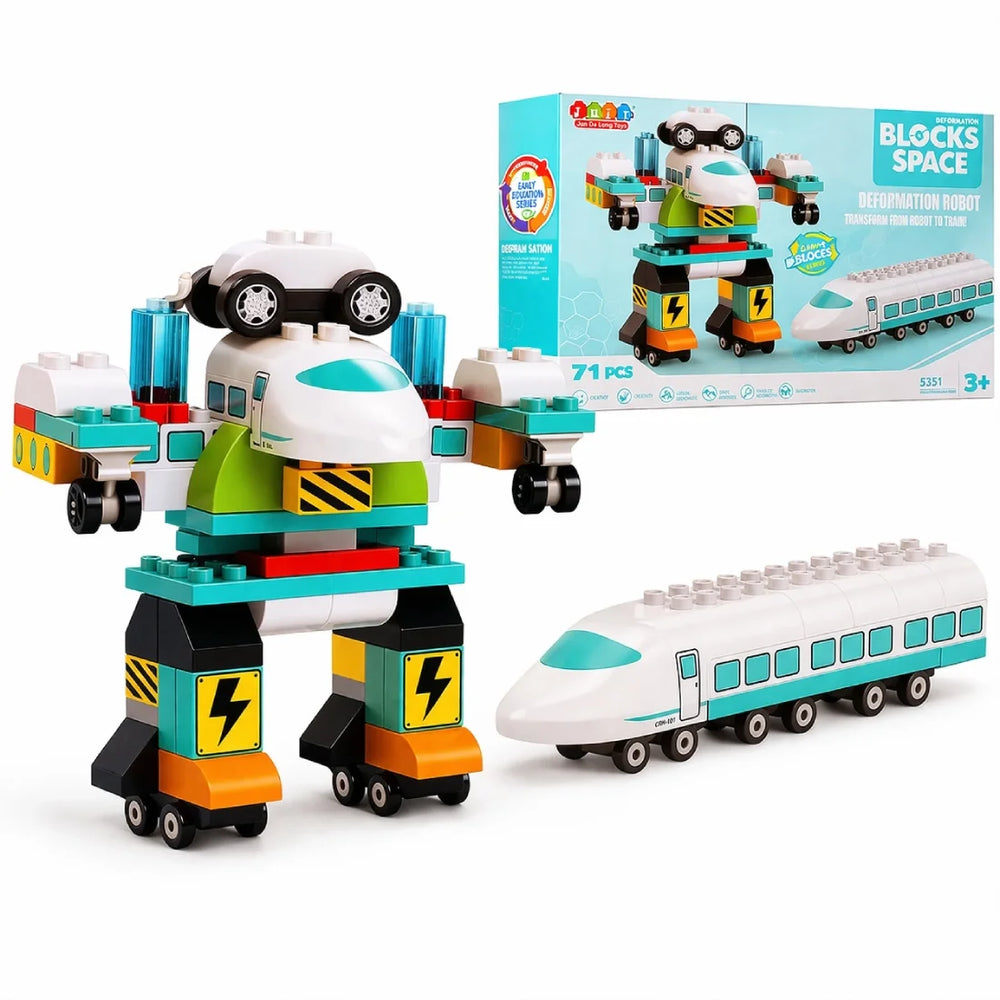 Kids Space Robot Building Blocks Set 71 Pieces Creative Toy