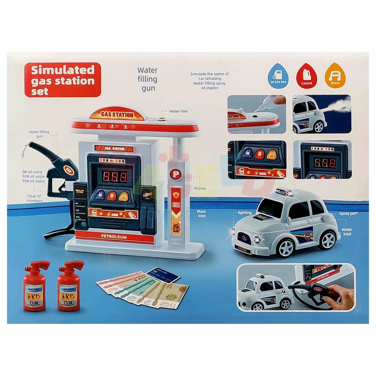 Kids Toys Gas Station