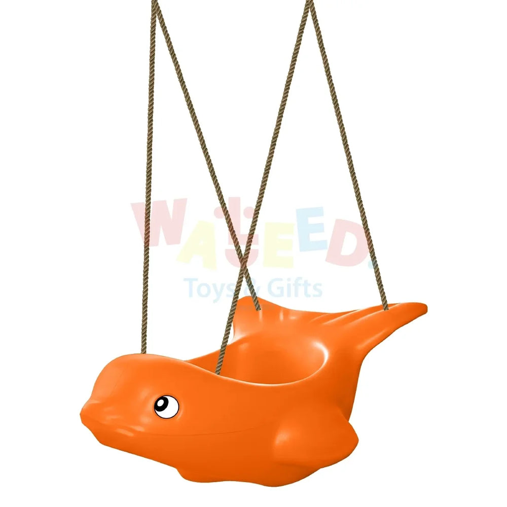 Kids Whale Hanging Swing Seat Backyard Garden Outdoor Play