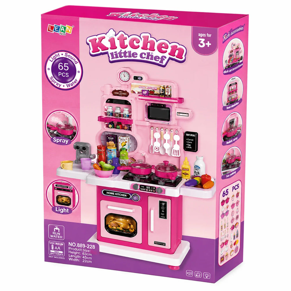 Kitchen Mini Chef Playset – Pink