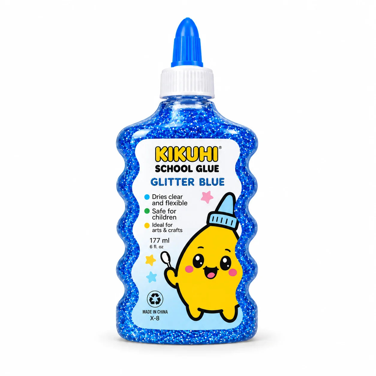 Kumi Glow Glitter Blue Glue – 177 ml