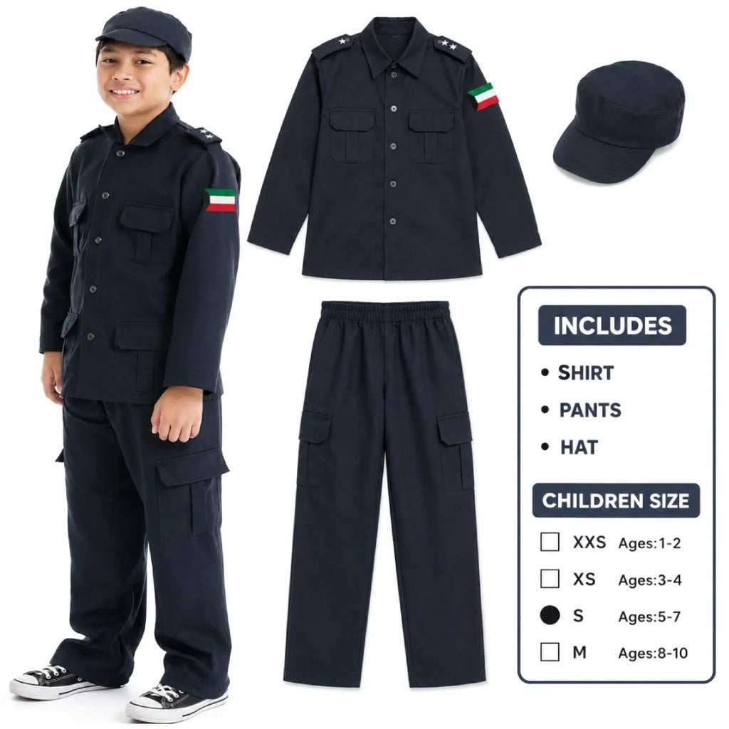 Kuwait Police Costume for Kids