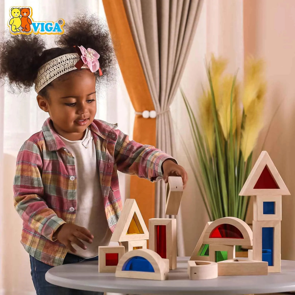 viga Large Color Blocks 16pcs Set