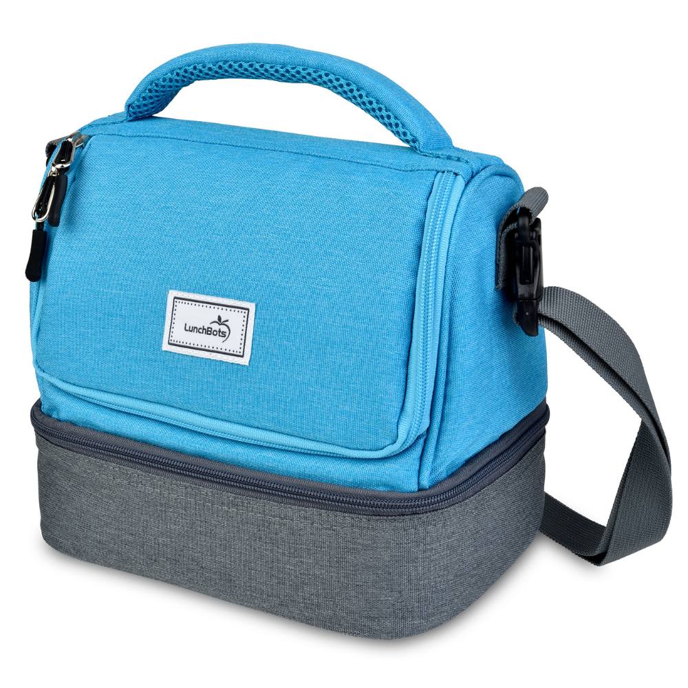 Lunchbots Deluxe Lunch Bag - Aqua