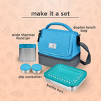 Lunchbots Deluxe Lunch Bag - Aqua