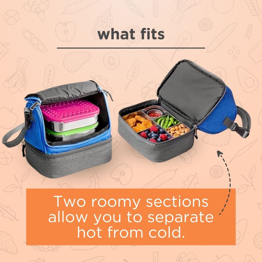 Lunchbots Deluxe Lunch Bag - Royal