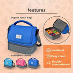 Lunchbots Deluxe Lunch Bag - Royal