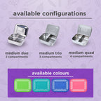 Lunchbots Medium Duo - Pink