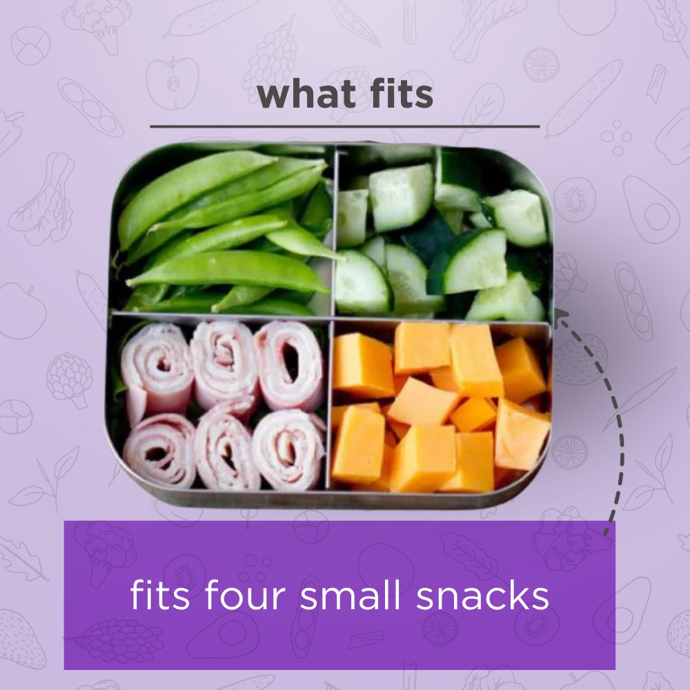 Lunchbots Medium Quad - Aqua