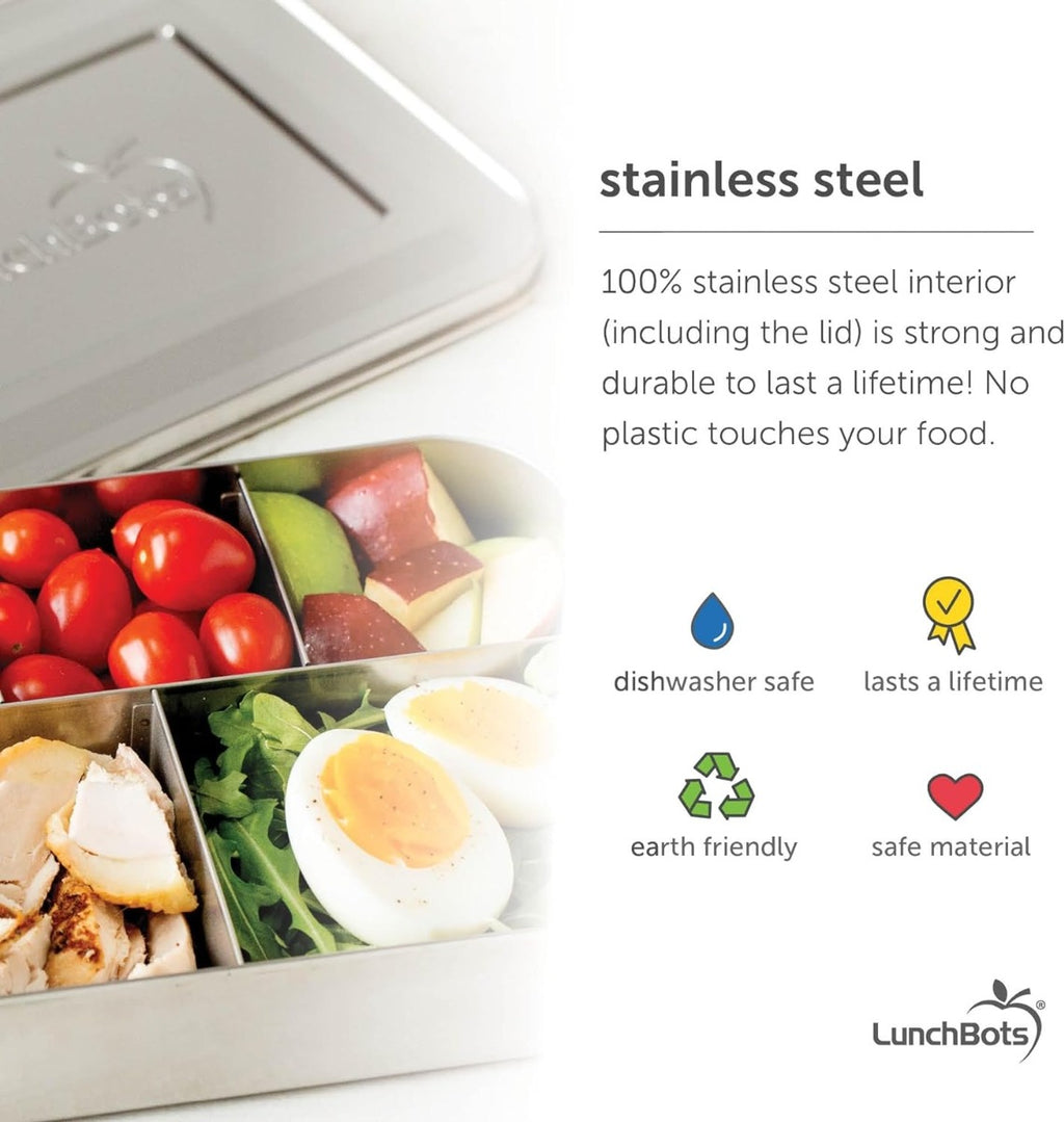 Lunchbots Medium Quad - Aqua